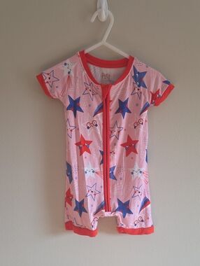 Little Sleepies- Pink Stars & Stripes